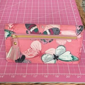Butterfly wallet/cluch 8 x 4” Burton